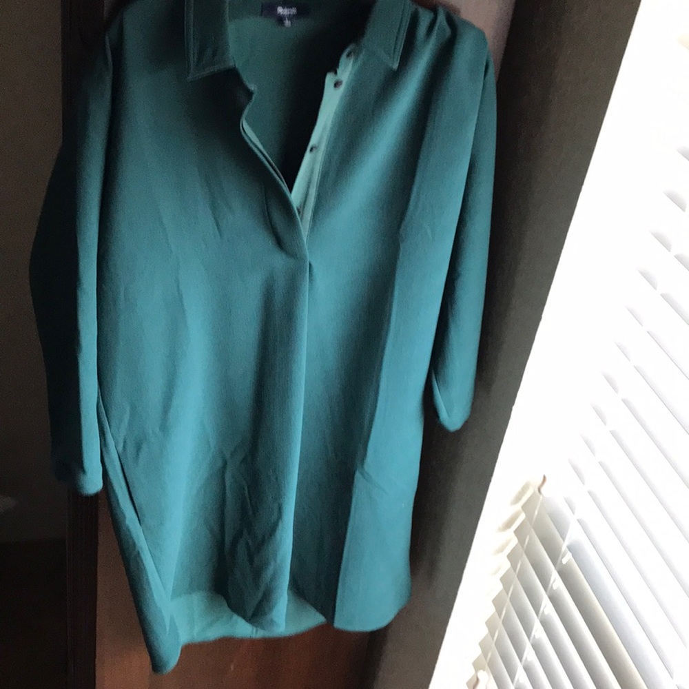 Madewell shift collard dress. Style E1520.